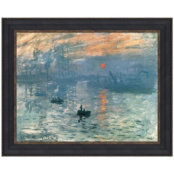 Impression Sunrise, 1872: Canvas Replica Painting: Grande, Design Toscano, Mfr#: DA3854